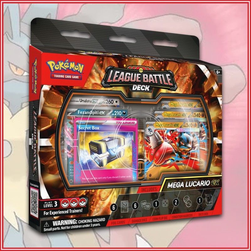 Pokémon TCG: League Battle Deck Mega Lucario ex Ships 6/19