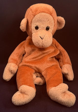 TY Beanie Baby - Retired - Bongo the Monkey - 1995 - NO TAG - ABA1