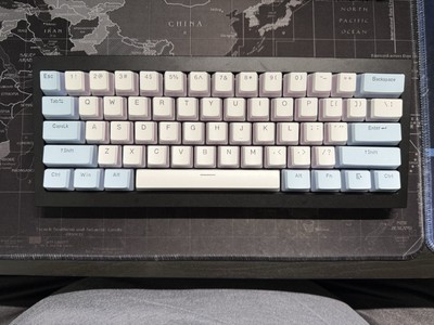 Keychron Q4 Aluminum 60% Full Built Mech Keyboard with OEM Keycaps + HMX Violet