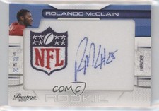 2010 Playoff Prestige NFL Draft Class Rolando McClain #10 Patch Auto Shield 0p5