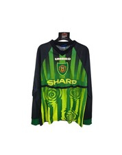 Vintage Manchester United Goalkeeper Football Shirt 1997-1998 Umbro Jersey