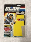 1987 Vintage GI Joe Cobra Lot Muskrat Figure Full File Card Card Back