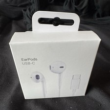 Apple EarPods USB-C In-Ear Earbud Built-In Mic Double Earpieces White