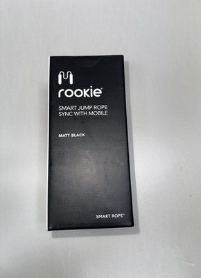 NIB Tangram Rookie Smart Jump Rope Matt Black SR100 New Sealed with Box J284