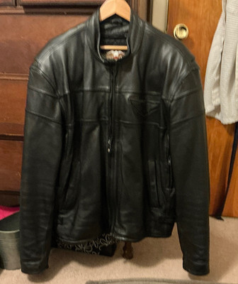 Harley Davidson Leather Original Competition Jacket 2XL   