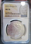 2023 $1 Morgan Silver Dollar NGC MS70 Morgan Label