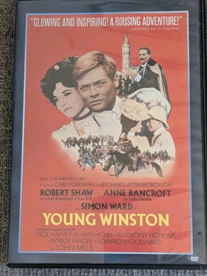 Young Winston DVD 1972 Robert Shaw Simon Ward Anne Bancroft Richard Attenborough