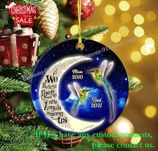 Personalized Memorial Ornament, Dad Memorial Gift, Mom Memorial Gifts, There ...