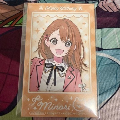 Project Sekai Minori Hanari Melopale Birthday Bonus Café Figure  New,