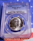 1976-S KENNEDY SILVER HALF DOLLAR PCGS MS67  BRIGHT  STRIKE  FREE SHIPPING