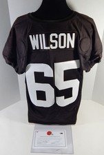 2021 Cleveland Browns Marvin Wilson #65 Game Used Brown Practice Jersey 56 509