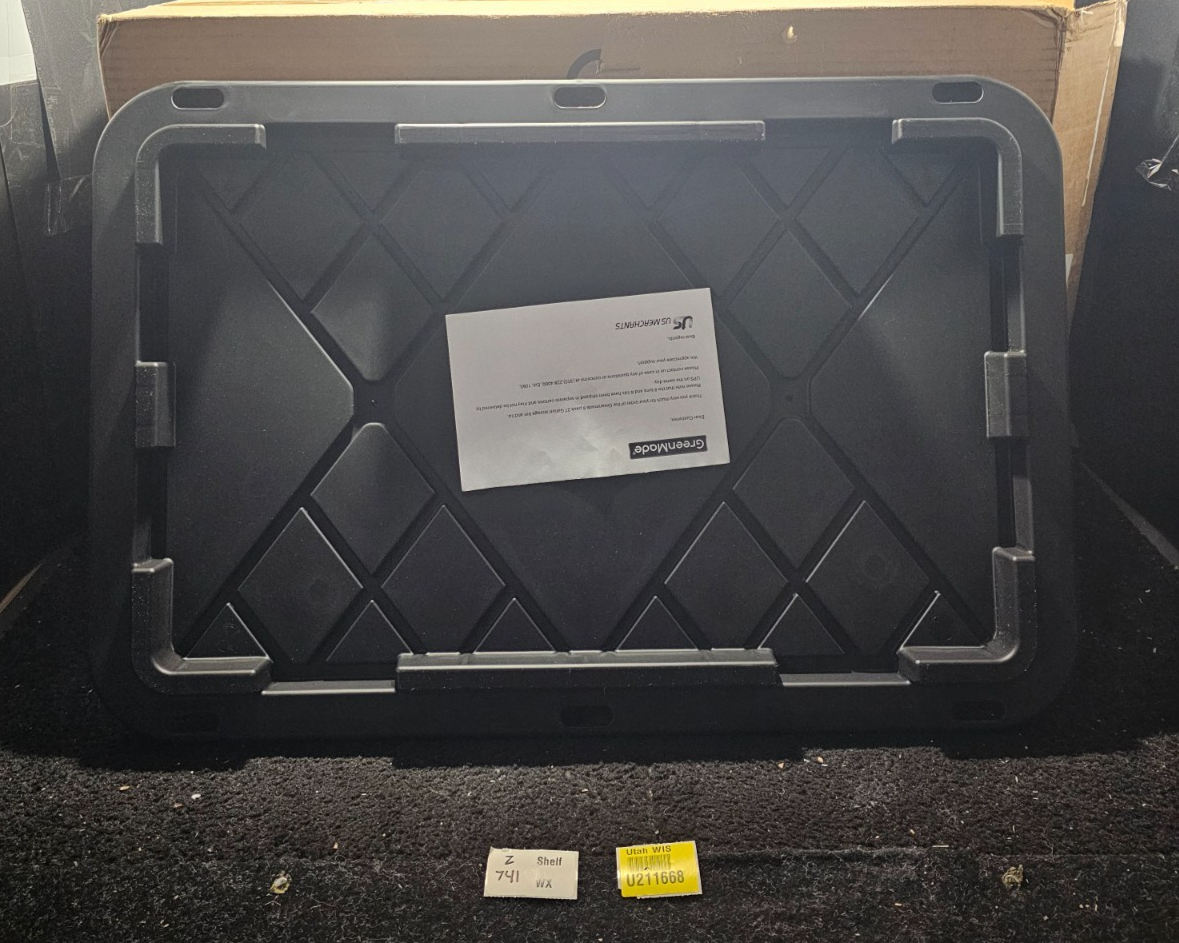 QTY 2) Greenmade 27 gal Black Snap Lock Storage Box LID ONLY | eBay