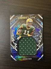 Jayden Reed 2023 Obsidian Rookie Unbreakable Memorabilia /199 RC Jersey Relic SP