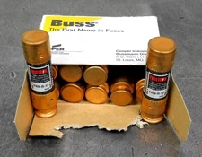 Cooper Bussmann - Fusetron FRN-R-10 Dual Element Time Delay Fuse Lot of (10) Ten