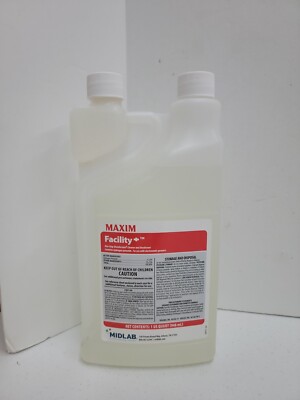 Maxim Facility+ Disinfectant 1 Quart 046400-86 Midlab For Electrostatic Sprayer