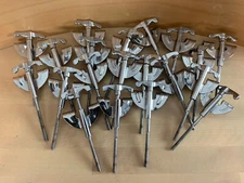 Full Set Lot of 20x Bass Drum TENSION T-ROD Hoop Claw Parts Generic Import 4.5"