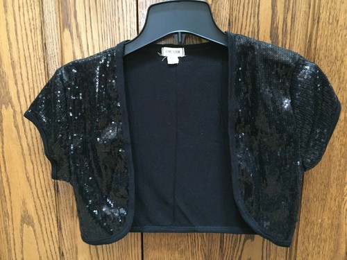 Black Sequin Bolero jacket or sweater 