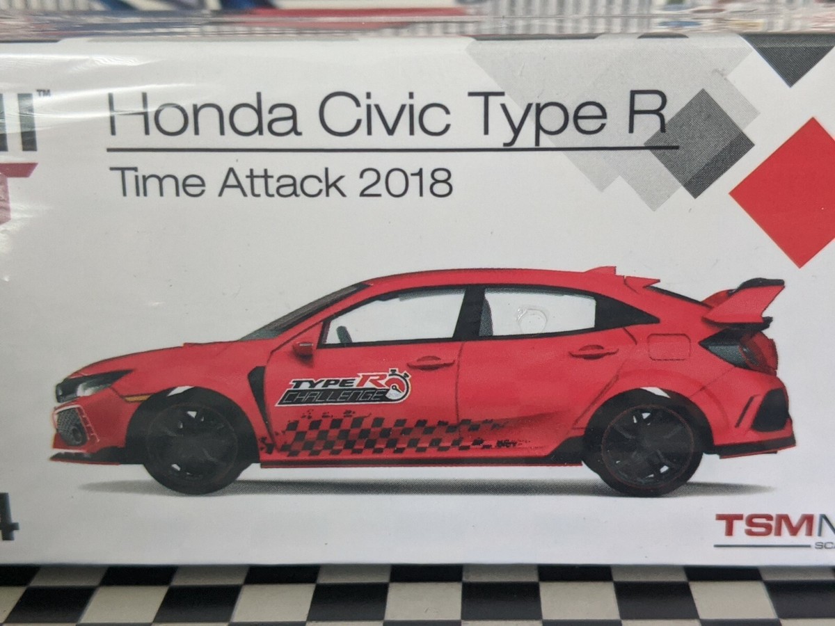 Tiny Mini GT 24 Honda Civic Type R Fk8 Time Attack 2018 1/64 TSM