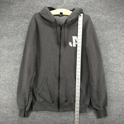 District The Concert Fleece Men's Jason Aldean Hoodie Gray Small