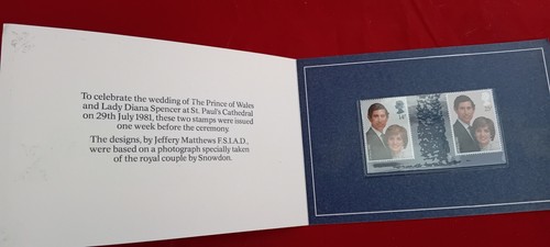 Rarely Seen Cadbury Typhoo 1981 Royal Wedding Presentation Pack + Original Pack - Picture 5 of 10