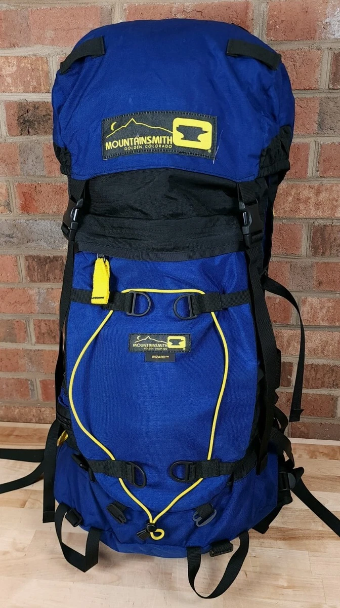 Mountainsmith Wizard Hiking Internal Frame Back Pack 55L Blue Black | eBay