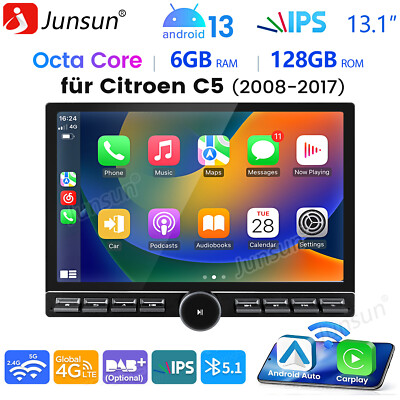 128GB Android14 Carplay Autoradio Für VW T5 Multivan Transpo GPS Navi WIFI DAB+
