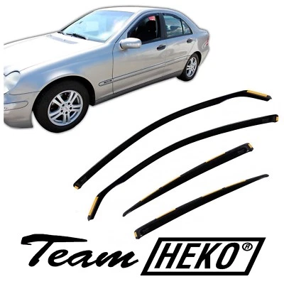 Windabweiser HEKO Passend Für Mercedes C W203 2000-2007 4-Türer Limousine 4-Tlg - Bild 1 von 4