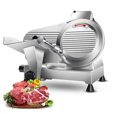 10inch Commercial Electric Meat Slicer Blade 240W Frozen Meat Cheese Food Slicer