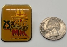 Vintage 1993 McDonald's 25th Anniversary Big Mac Lapel Pin