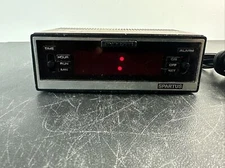 Vintage SPARTUS Model 1121 Electric Alarm Clock Red LCD w/ Battery Backup RetroS