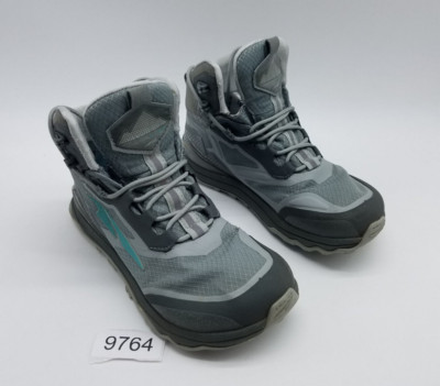 Altra Lone Peak All-WTHR Mid Women's Size 6 Trail Hiking Shoes Gray *See desc