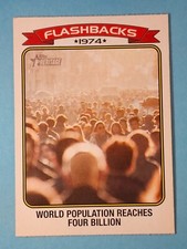 2023 Topps Heritage News Flashbacks World Population #NF-2