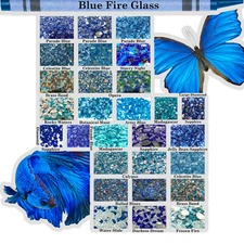 Blue Fire Glass