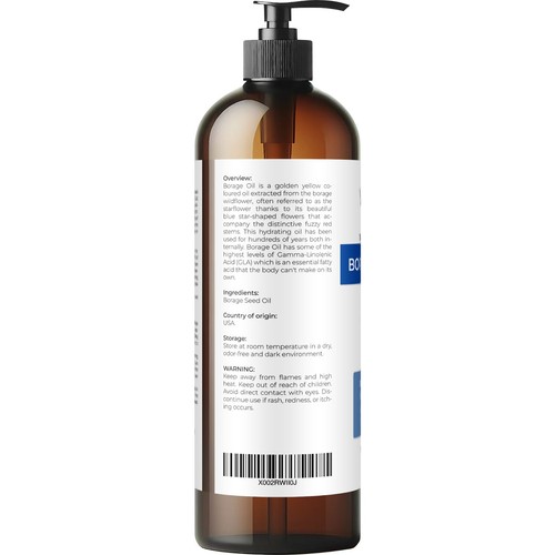 Borage Seed Oil by Velona - 2 Fl Oz - 1 Gal Refined, Expeller pressed, Skin care - Picture 5 of 47