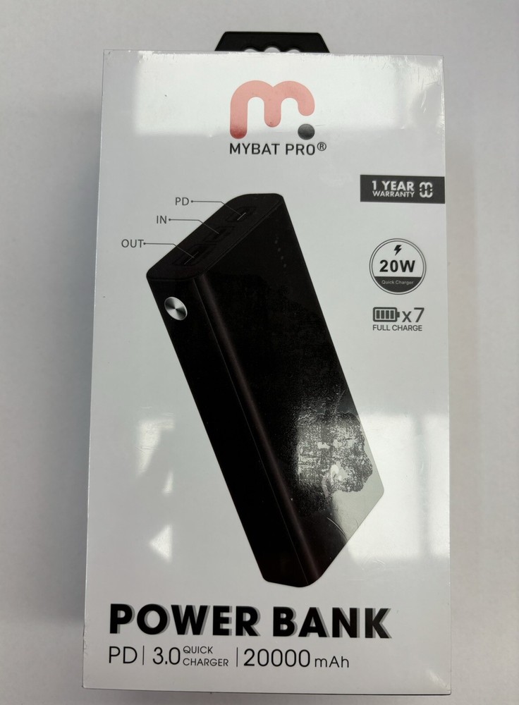20000mAh PD 3.0 Power Bank Fast Charger Full Charge 7X Faster Sealed