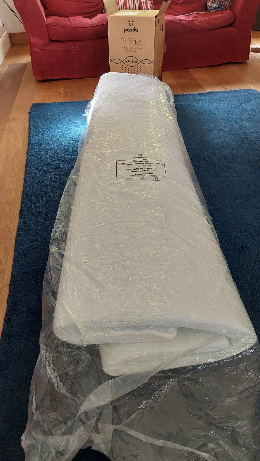 Panda Mattress Topper SuperKing White eBay