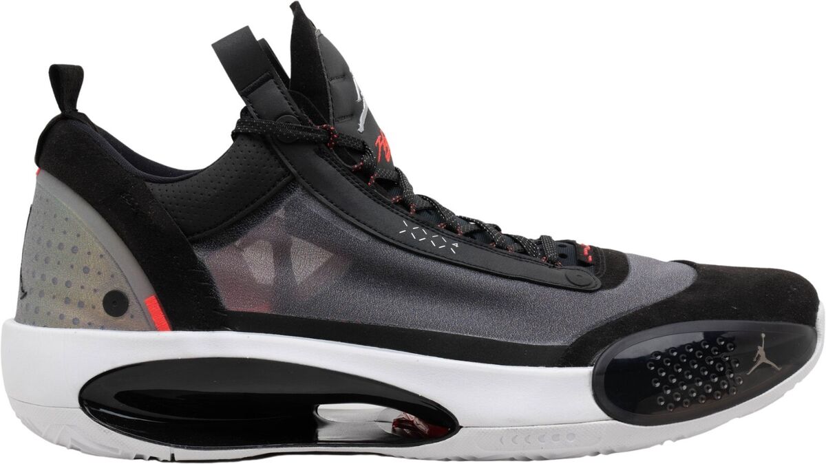 Nike Air Jordan 34 XXXIV Low Heritage Basketball Shoe Black Nike Air Jordan 34 XXXIV Low Heritage Basketball Shoe Black