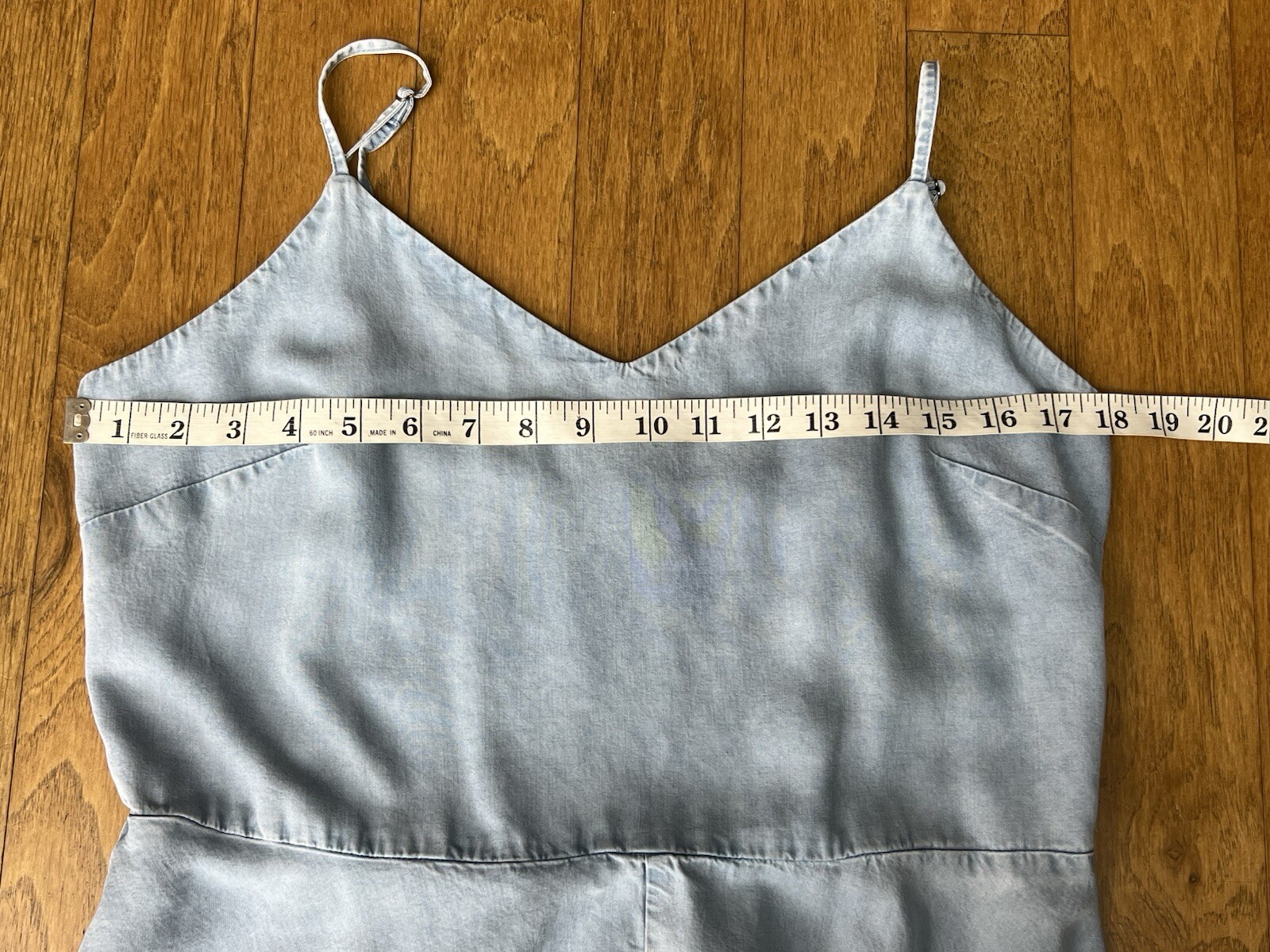 GAP ~ Chambray Lyocell  Adjustable Spaghetti Stra… - image 5