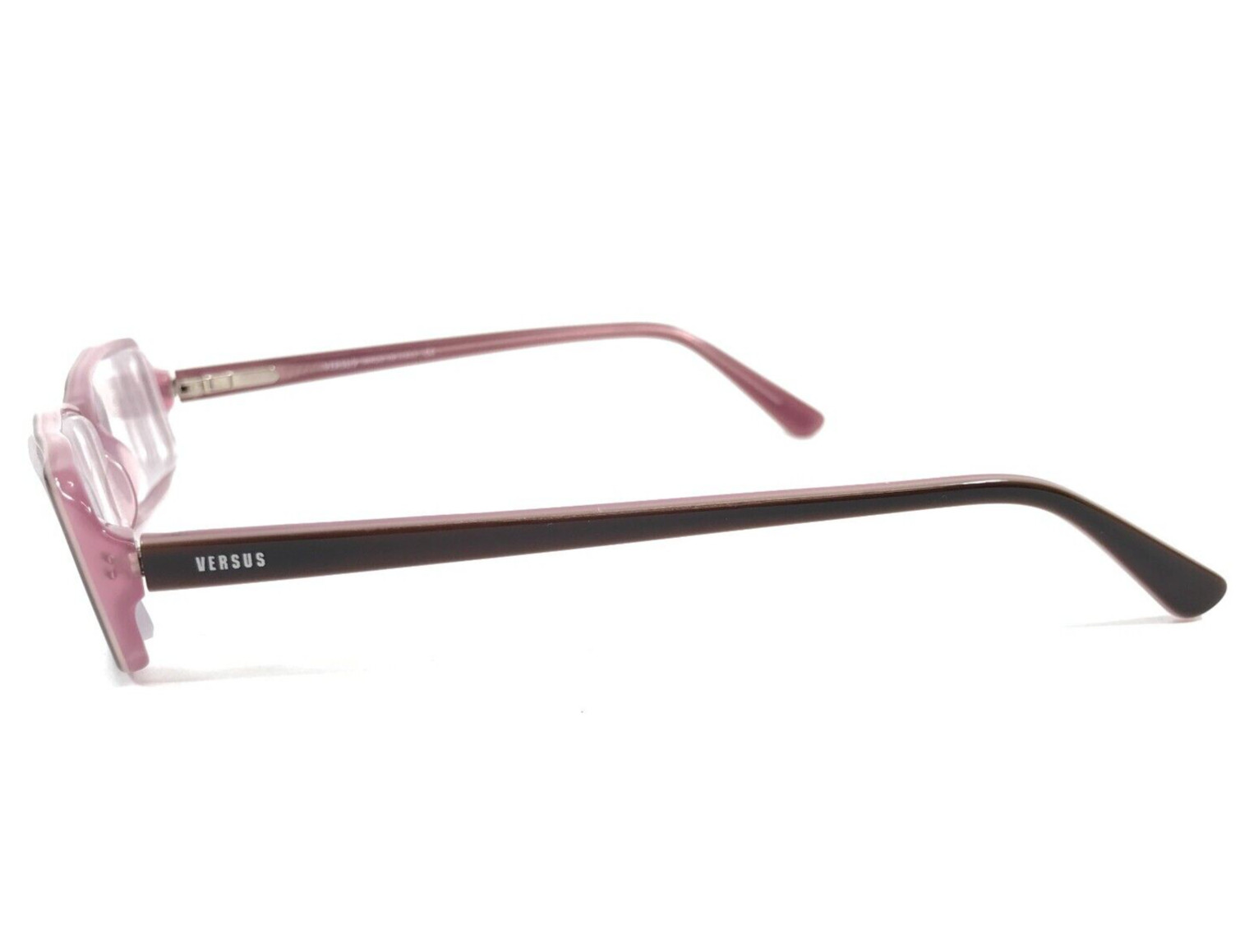 Versus by Versace Petite Eyeglasses Frames MOD.8007 185 Brown Purple 49-17-135 thumbnail 6