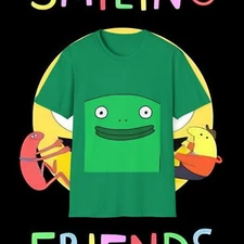 Smiling Friends Mr Frog Charlie Pim Allan Unisex Softstyle T-Shirt
