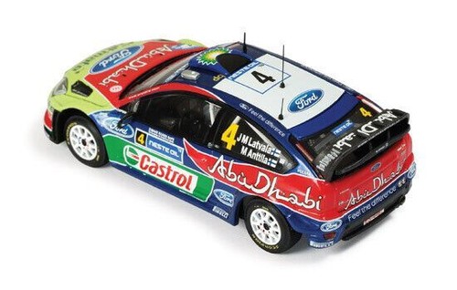 1/43 IXO RAM447 Ford Focus RS WRC'09 2010 Finland Rally #4 Latvala & Antilla New - Picture 2 of 6