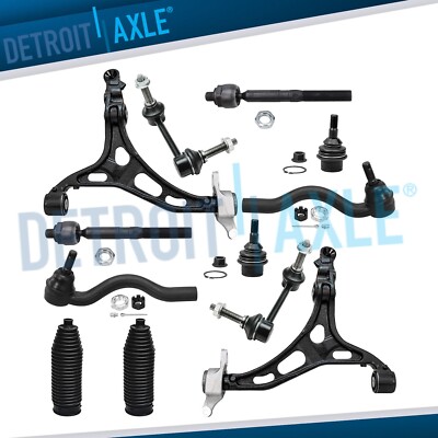 Front Lower Control Arm Tie Rod Kit for 11-15 Dodge Durango Jeep Grand Cherokee