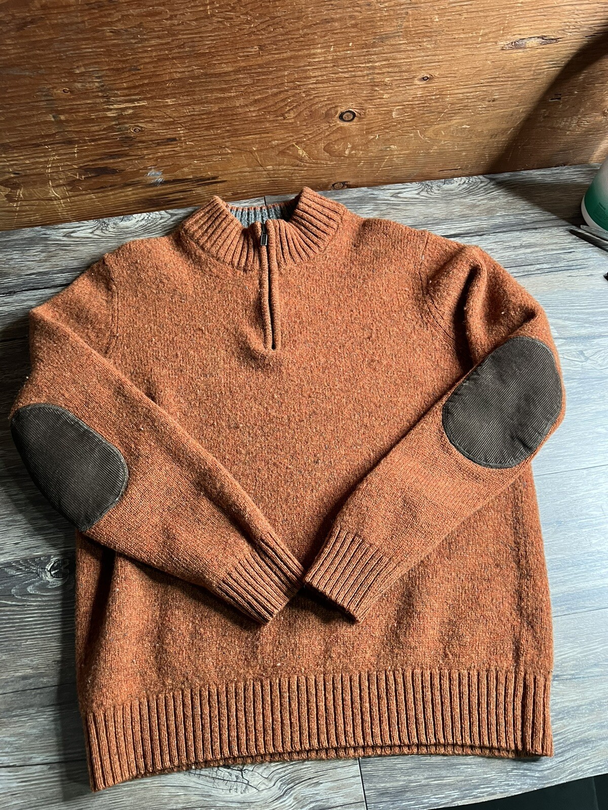 L.L. BEAN COMMANDO SWEATER Wool Large 