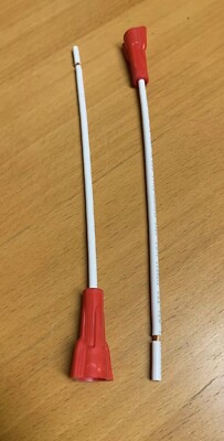 Ideal 30-3172 PIGTAIL WIRE CONNECTOR RED SHELL/WHITE WIRE STRIPPED END (2pcs)