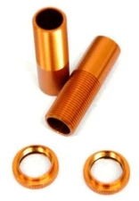 STRC Orange Alum Rear Threaded Shock Bodies Axial EXO Terra STA80036O