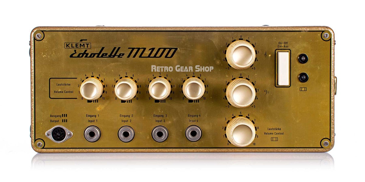 Klemt Echolette NG51 Tape Delay M100 Amp Transistor Tube Transport
