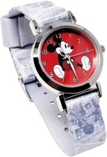 Disney Orologio da Polso Topolino Mickey Mouse Cinturino Regolabile