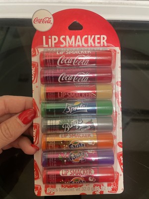 Lip Smacker Coca-Cola Flavored Balm - 8 Moisturizing Lip Balms, Hydrating & Prot