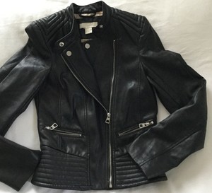 h&m faux leather jacket