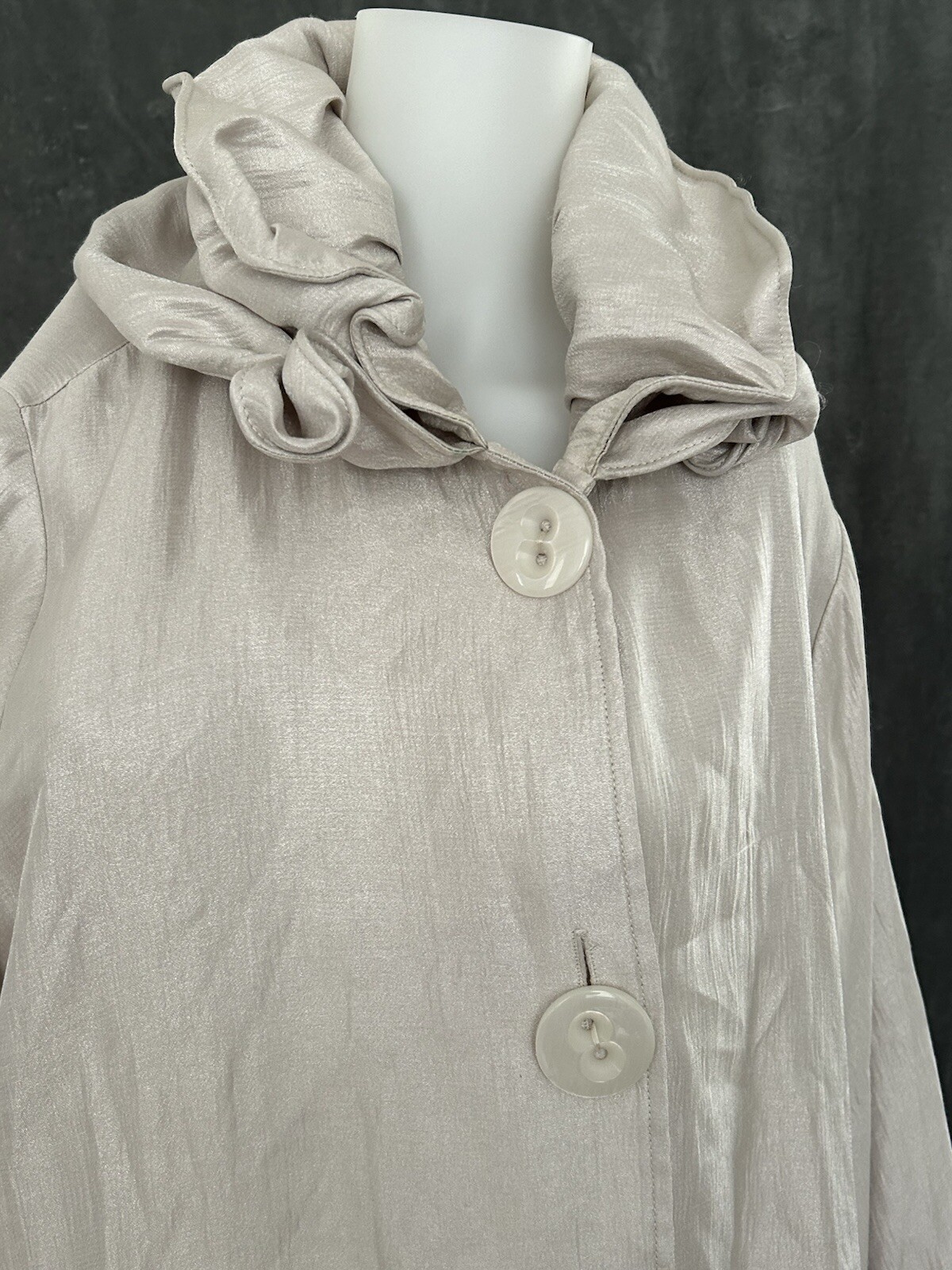 IC Collection Swing Jacket Structured Wire Collar… - image 16